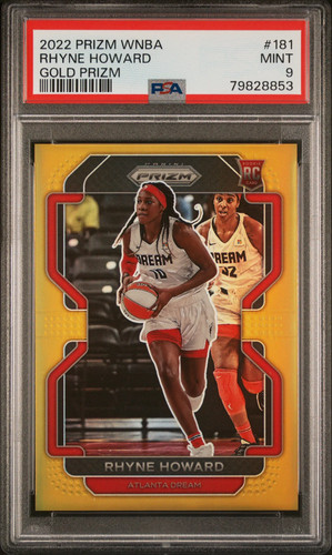 Rhyne Howard [Gold] #181 card from 2022 Panini Prizm WNBA