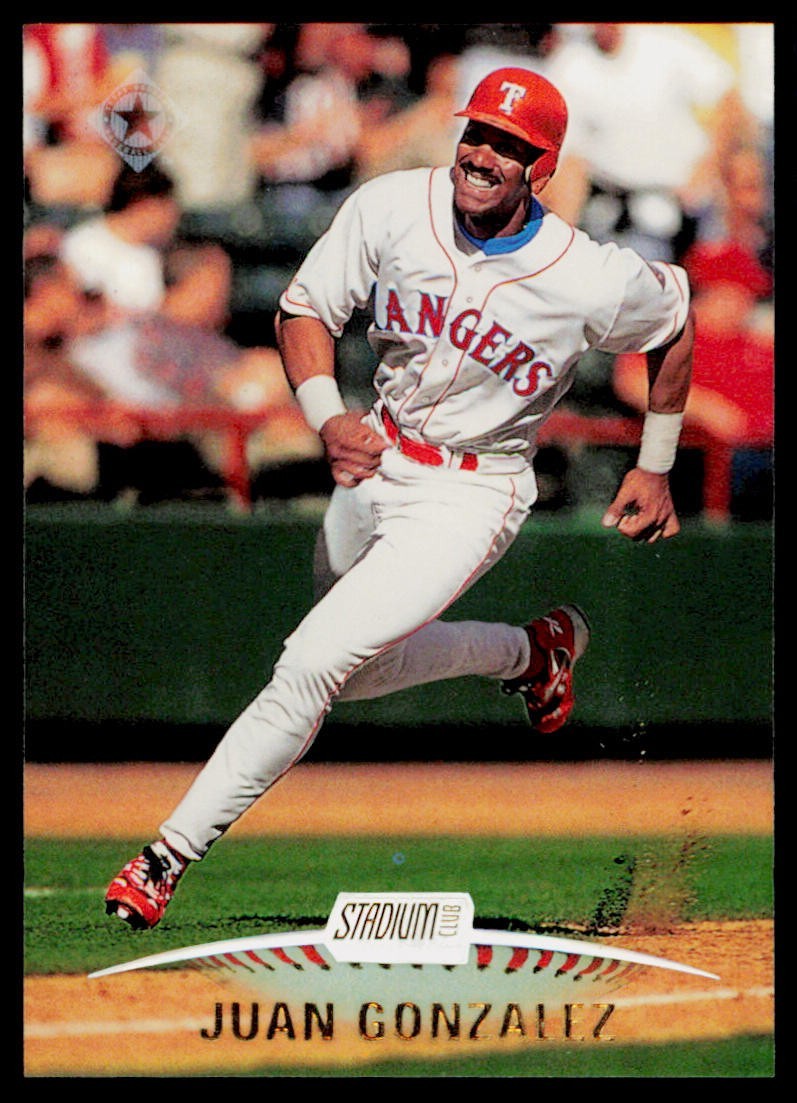 1999 Stadium Club #135 Juan Gonzalez Texas Rangers Baseball Card