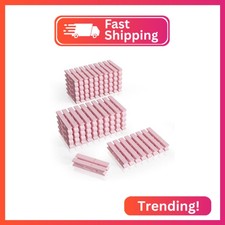 100Pcs Clothes Pins Wooden, 2.9 Inch Colored Clothespins for Crafts, Pastel Colo