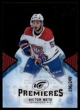 2017-18 Upper Deck ICE Victor Mete Rookie 196/249 Montreal Canadiens #183