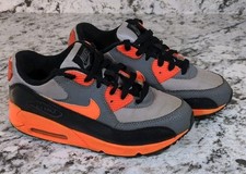 Nike - Air Max 90 - Toddler Size 3Y - Orange-Black-Grey