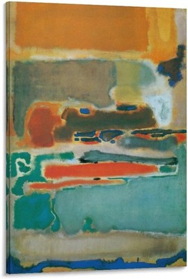 Mark Rothko Print Abstract《Multiform 1948》Canvas Paintings Wall Art Poster 