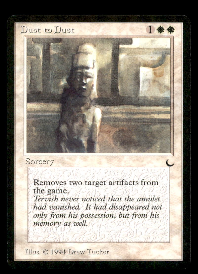 Dust to Dust LP Light Play The Dark MTG [6145]