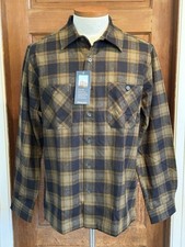 Men's Pendleton Long Sleeve Wool Shirt Black / Brown Size XL - NWT SHIPS FREE 