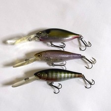 Megabass DeepX 200T 3Piece Set Fishing Lure Deep X LBO 201 200T Used