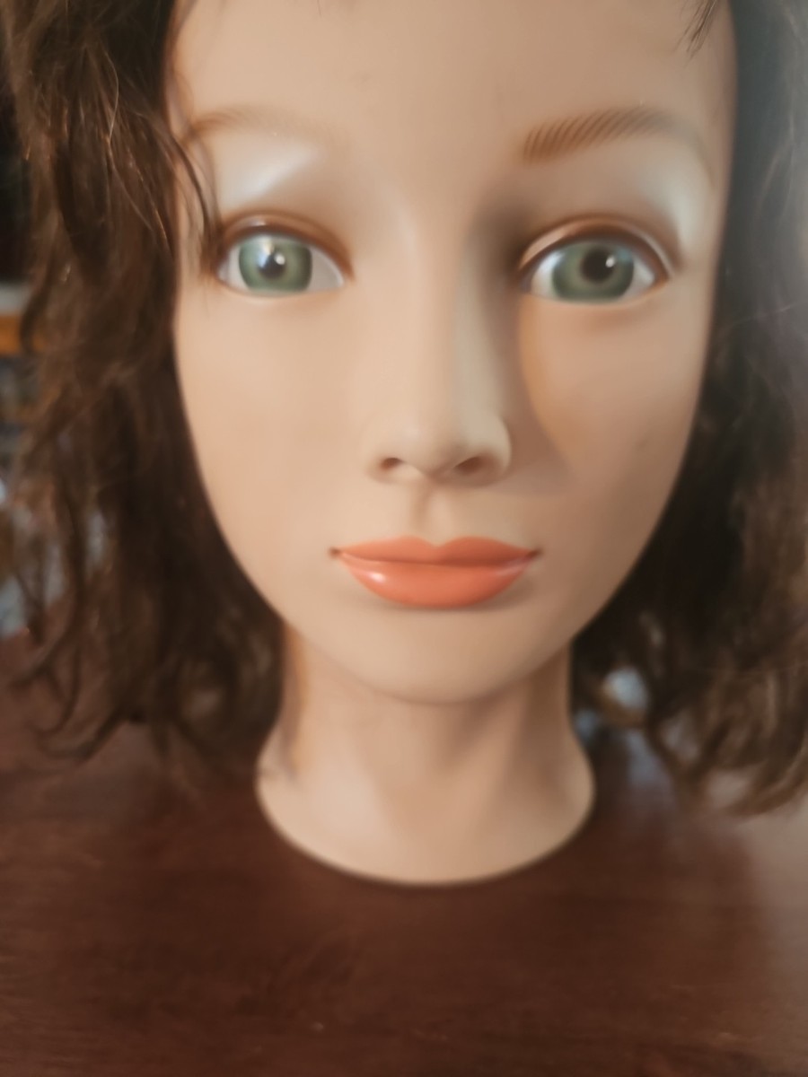 Vintage Marianna Cosmetology Practice Mannequin Head Miss Barbara