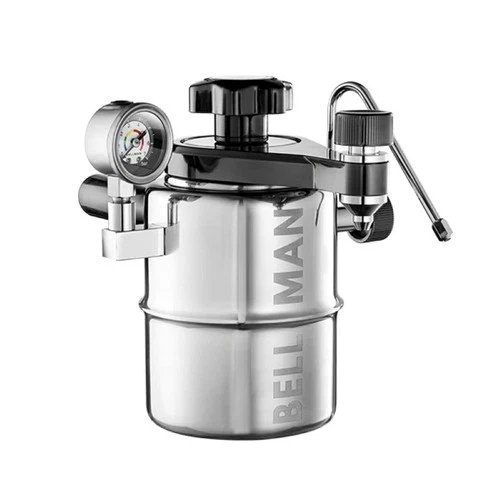 Bellman Espresso & Steamer CX 25P Portable Stovetop Coffee Maker + Milk Frother