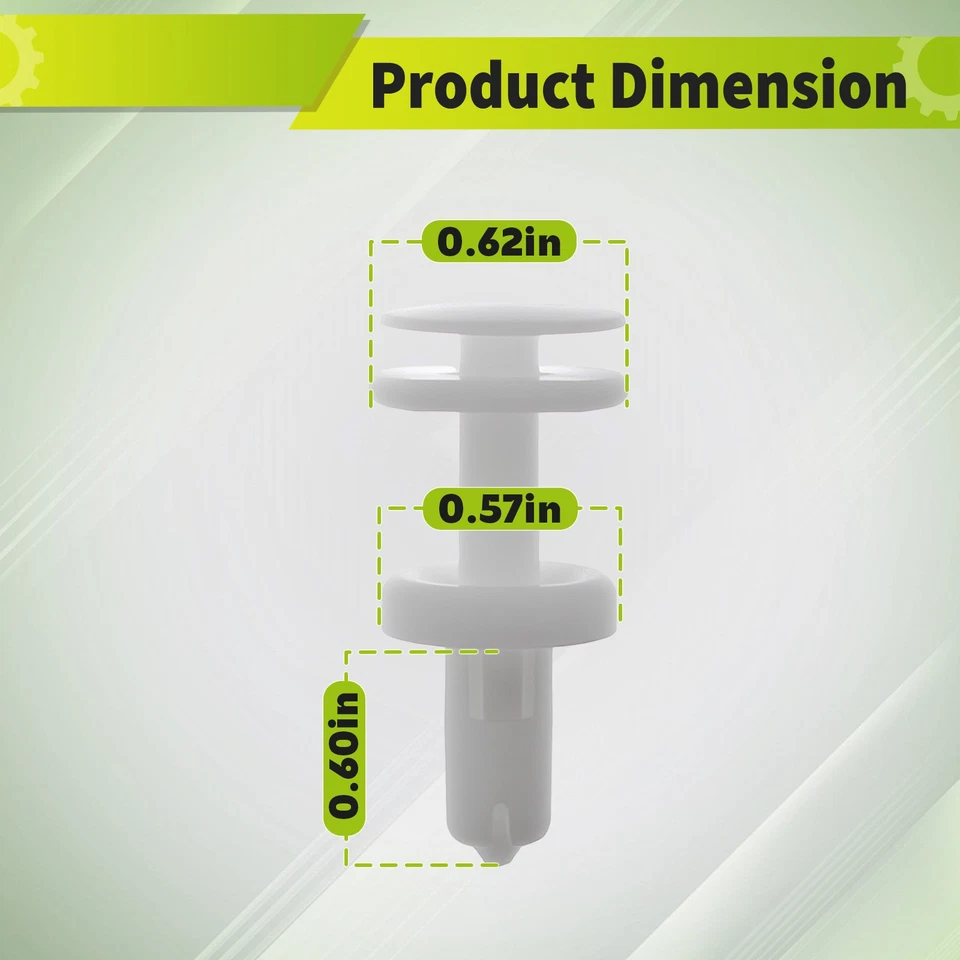 100pcs Door Trim Panel Retainer Clips for Suburban Chevy GMC K1500 K2500 K3500  - Image 2 of 4