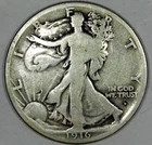 1916-D Walking Liberty Half Dollar 50c #J66