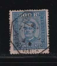 Portugal - 1892-93 D. Carlos I - 300 Reis - Perforation 13 1/2 - Used
