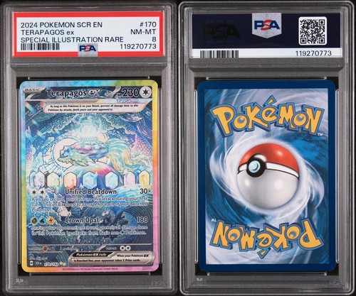 Terapagos ex graded PSA 8 for sale on eBay