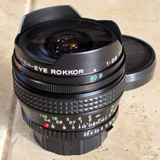 Minolta MD Fish-Eye Rokkor 1:28. f=16 mm