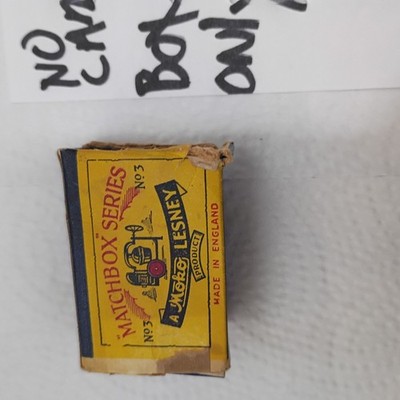 Matchbox Series Moko Lesney No. 3 Box Only  B