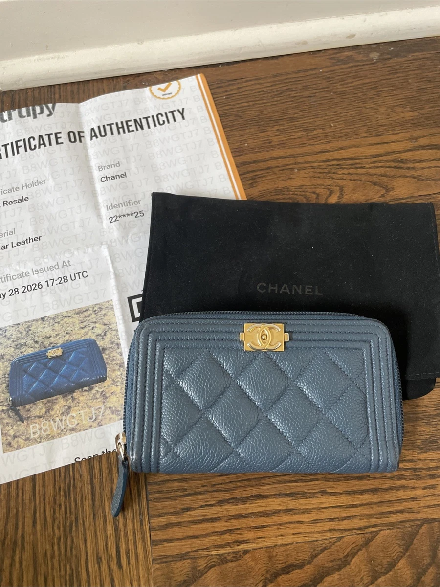 CHANEL Blue Wallets for Women for sale - eBay