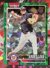 2026 Topps Series 1 Andry Lara RC Rookie Green Diamante /99 Nationals #36