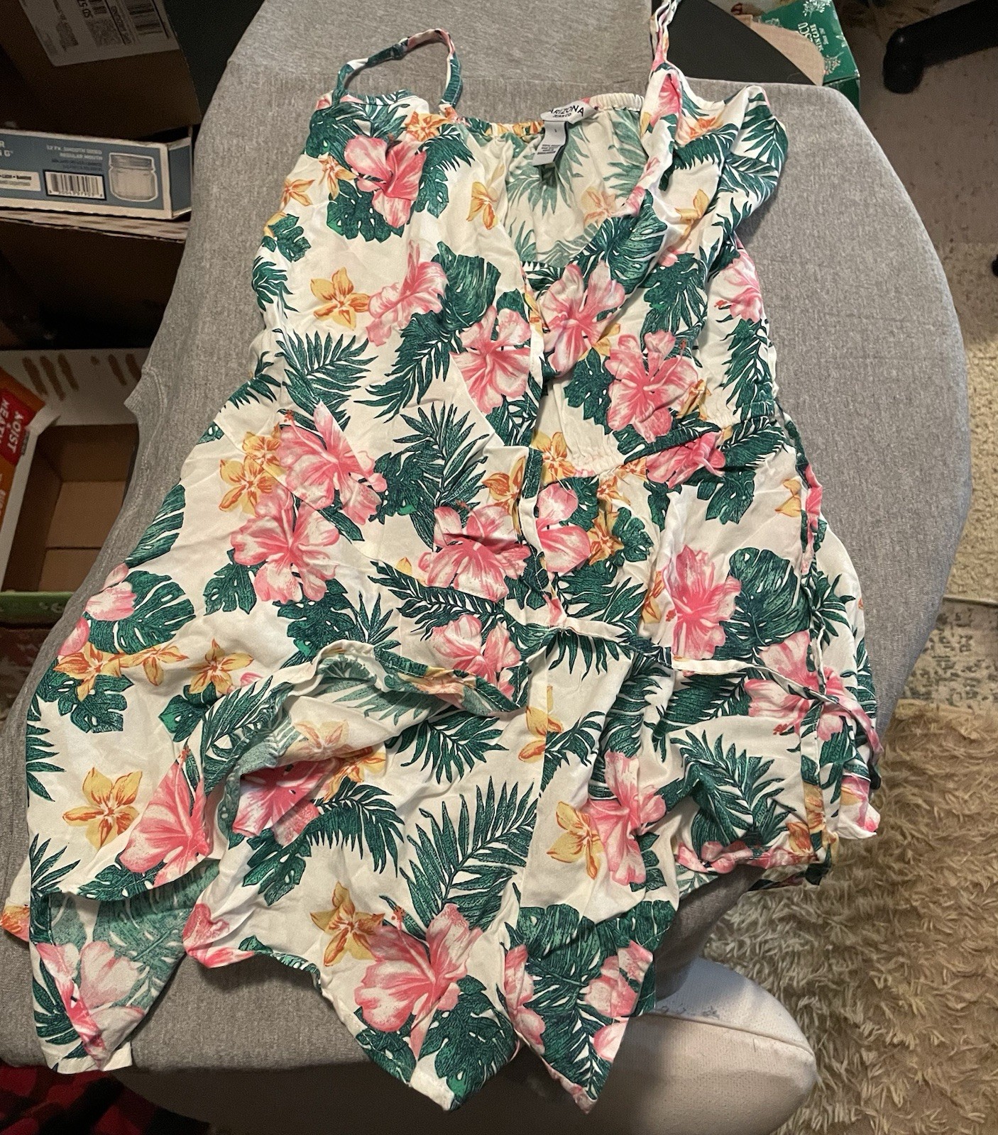 Romper For Women Arizona Jean Co. (size Small) Floral Print-image