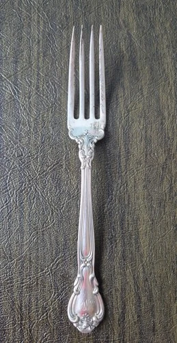 Gorham CHANTILLY Sterling Silver Dinner Fork 7" Patent 1895 Antique