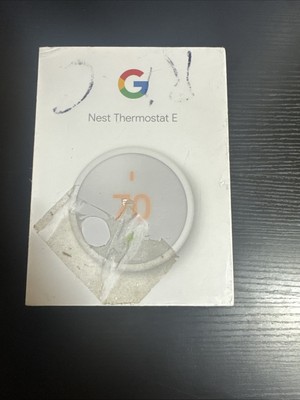 Google Nest Thermostat G4CVZ Programmable Wi-Fi Thermostat - Snow #0593