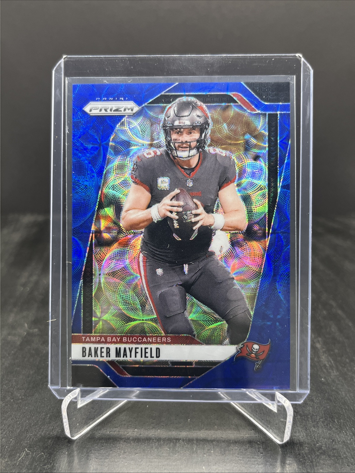 2024 Panini Prizm Football Baker Mayfield Choice Blue Scope 14/14 #268