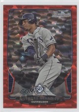 2013 Bowman Red Ice 13/25 Desmond Jennings #111 1j6