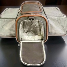 Mr Peanuts Platinum Pet Carrier 3 Room Expan, Airline Approved, Cat Dog, RP170