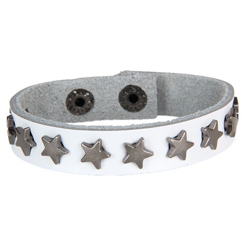 Womens Mens Punk Bracelet Bangle Cuff Adjustable Leather Fashion Wristband - Picture 17 of 21