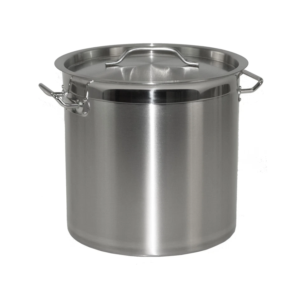 Kochtopf Suppentopf Induktion Gas Ceran mit Deckel 6 -169 Liter Randverstärgt   - Bild 4 von 4