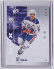 2022-23 UD SPX RETRO ROOKIE STARS 43/199 DYLAN HOLLOWAY #R-72 EDMONTON OILERS