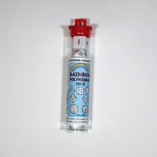 Koplow Games: Rainbow Polyhhedral Dice Tube - 7pc
