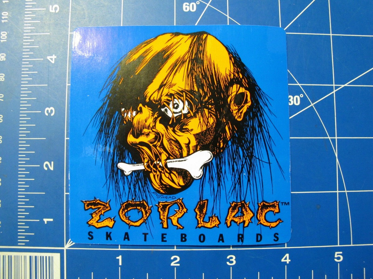 【数々のアワードを受賞】 vtg 1990s Zorlac - sticker skateboard Pushead era 2000s and その他