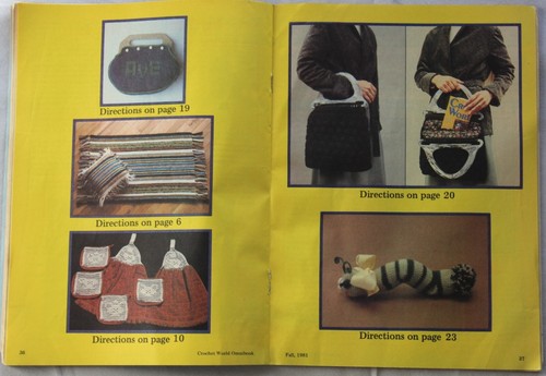 Vintage Crochet World Omnibook Fall 1981 - Picture 4 of 7