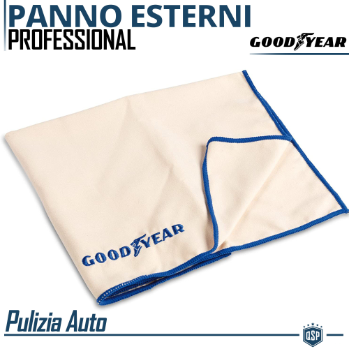 Panno in Microfibra Pulizia ESTERNI Auto Carrozzeria PROFESSIONALE GOODYEAR