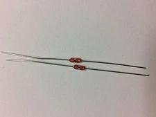 5pcs- 135-503LFW-J01,MFR= Honeywell, NTC Thermistor,Glass,50K Ohm,1%,Axial,2-Pin