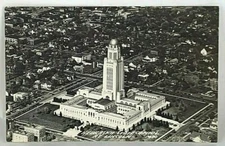 Postcard NE Nebraska State Capita Aerial View Lincoln Nebraska RPPC Postcard  A6