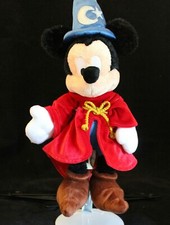 Disney Fantasia Sorcerer Mickey Mouse 14" Plush Disneyland World Wizard