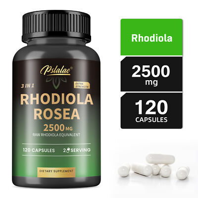 Rhodiola Rosea - L-Theanine, Ashwagandha, Enhance Energy, Focus, Stress Relief