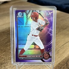 2022 Bowman Chrome Purple Refractor Jonathan Mejia /250 #BCP-168 1st St. Louis