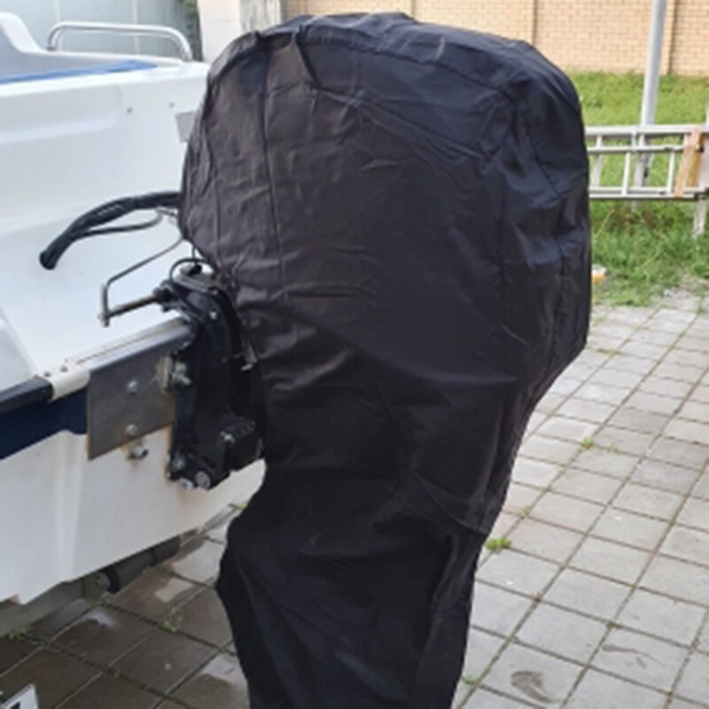 420D Boat Full Outboard Engine Cover Sunshade DustProof for Motor