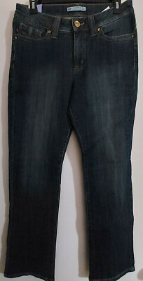 Lee Women's Blue Jeans Rebel Slender Secret Size 10 Bootcut Stretch Cotton Blend