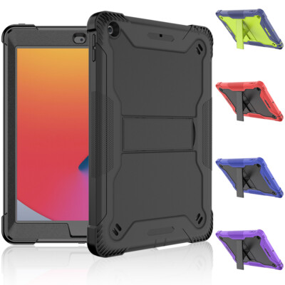 For iPad 6 5 4 3 2th Gen/ Mini 4 5 Shockproof Rubber Heavy Duty Stand Case Cover