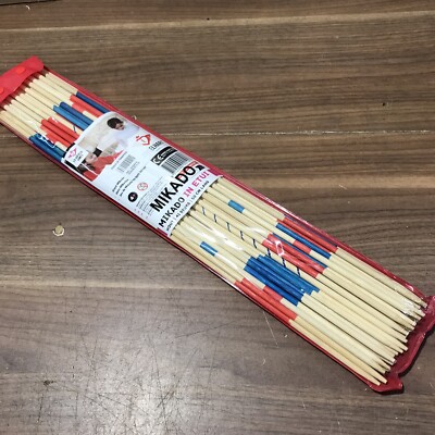Longfield Games 41 x Holz Mikado Spiel, In Etui, 50 cm