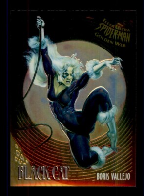 1995 FLEER ULTRA SPIDER-MAN GOLDEN WEB #1 BLACK CAT