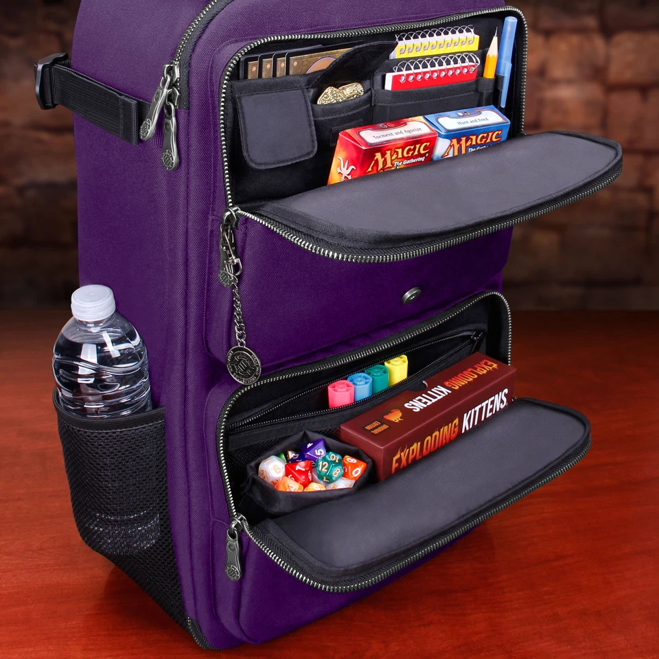 ENHANCE MTG Backpack Collector's Edition, TCG Card Organization (Dragon Purple) - Image 3 of 4