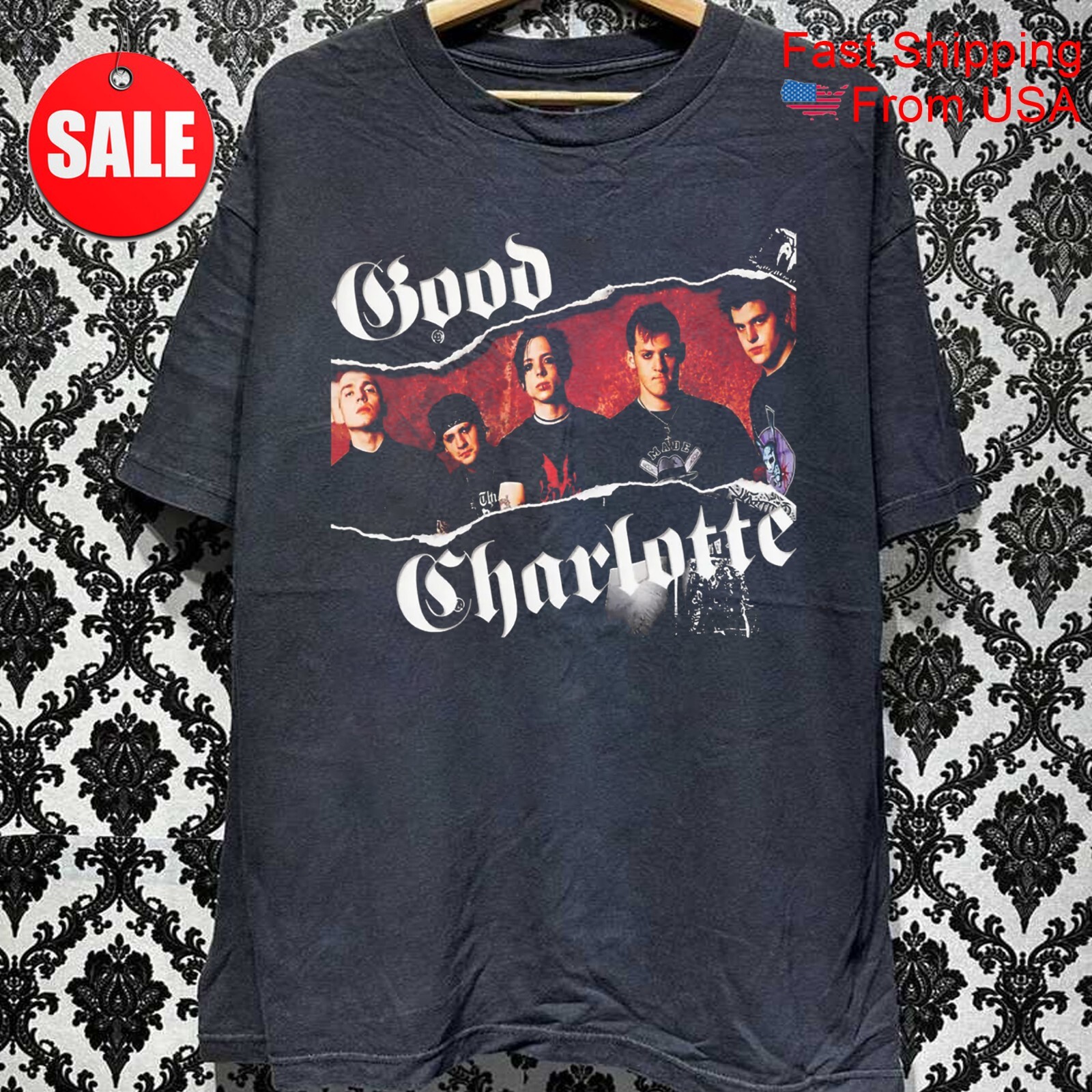 Nueva Camisa Buena Banda Charlotte Regalo Para Fans Unisex S-5XL 1LU841