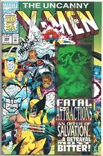 UNCANNY X-MEN #304 DYNAMIC FORCES SIGNED x3 ROMITA REMARKED WOLVERINE SKETCH COA