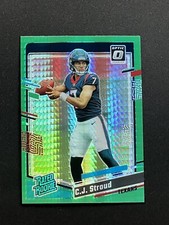 2023 Panini Donruss Optic C.J. Stroud GREEN HYPER PRIZM SP Rated Rookie RC #244