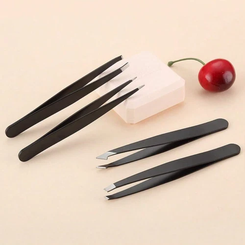 6Pcs Professional Tweezers Multi-Purpose Eyebrow Tweezers & Ingrown Facial Hair - Picture 22 of 23