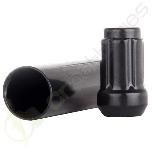 23 Set Black + 2 Key Spline Lug Nuts 1/2"- 20 Fits Jeep Cherokee TJ Wrangler - Picture 5 of 8