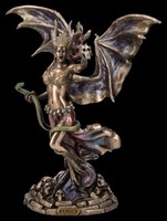 Lilith Figur - KöNigin Von Saba - Veronese Deko Statue Bronziert/Coloriert
