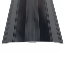 2.7m/9ft LONG - Extra Wide 61mm Carpet Cover Door Strip - Trim Metal Threshold